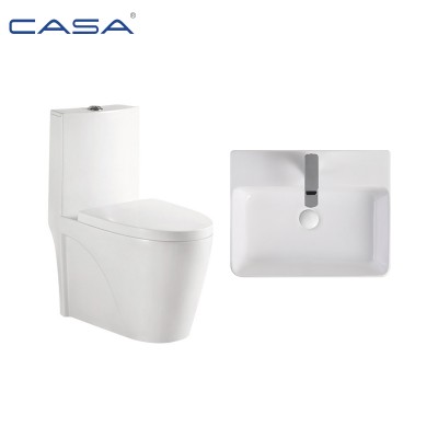 Bathroom Washing Basin Ceramic Siphon High Quality Water Closet Toilet